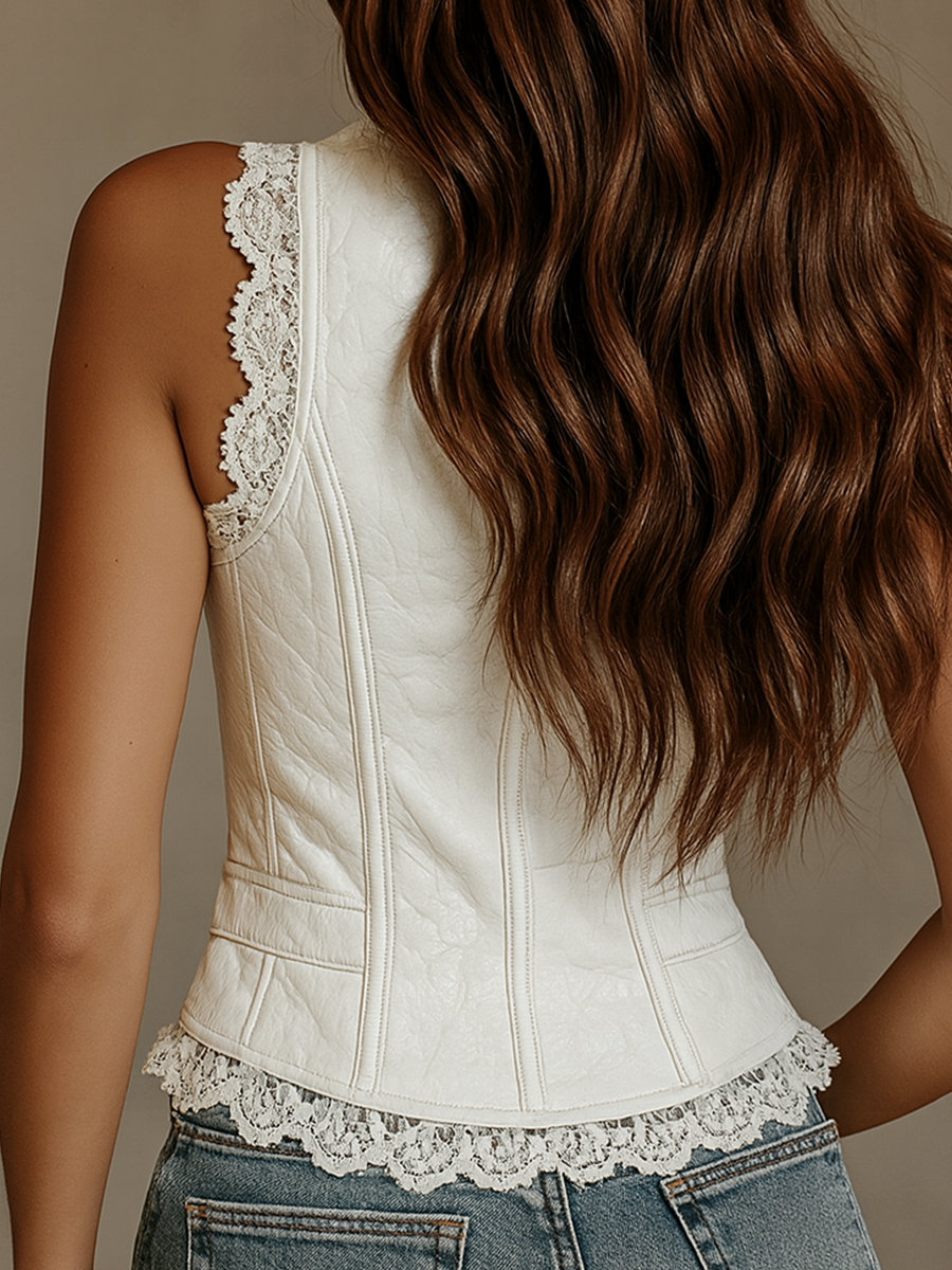 Women's Lace Corset Top | V-Neckline