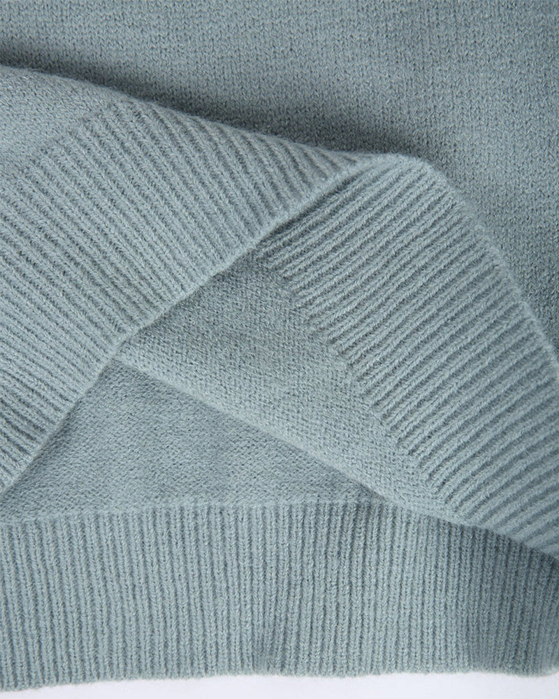 Damski sweter z okrągłym dekoltem | Długi rękaw