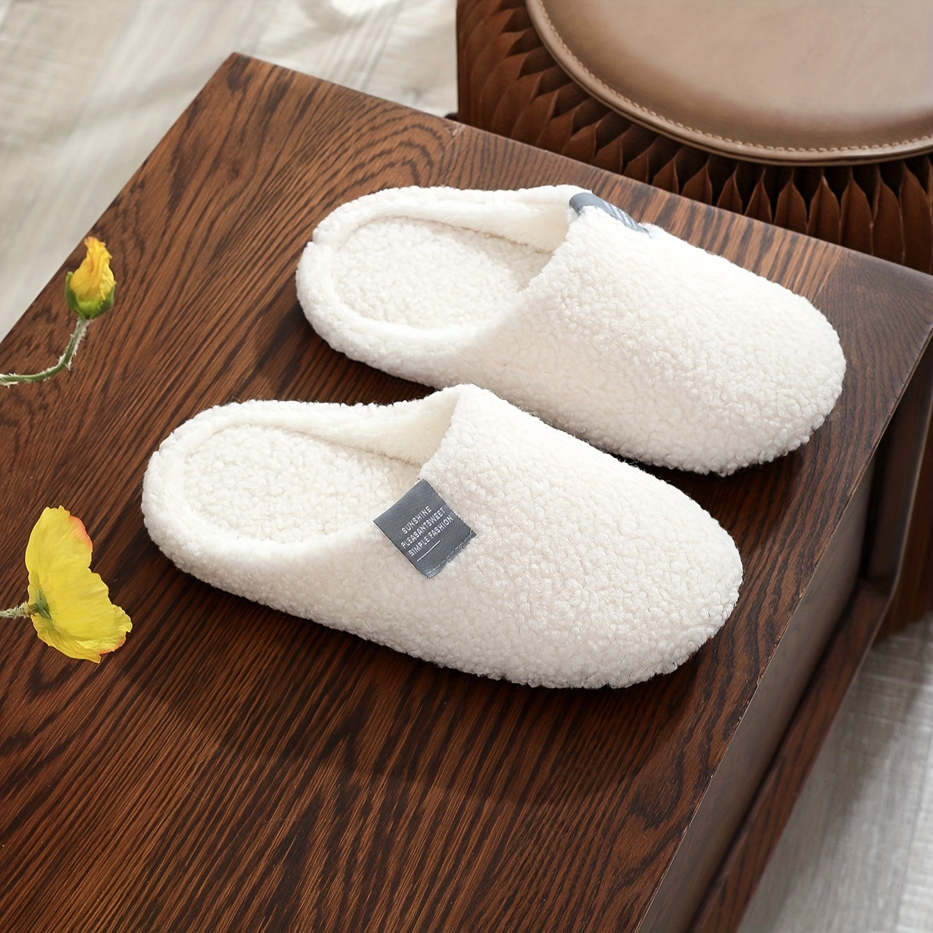 Unisexowe kapcie domowe | Kapcie na slip-on