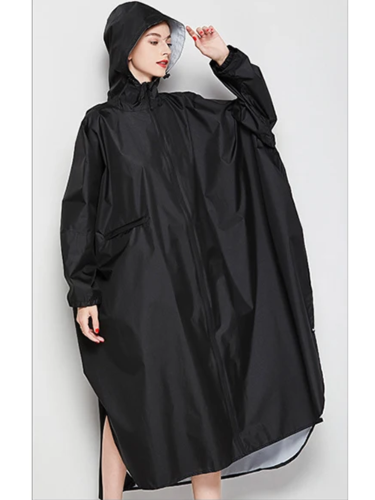 Kobiecą Oversized Kurtka Przeciwdeszczowa | Z Kapturem