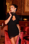Women's Fitted Lace Dress | Mini