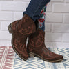Kozaki damskie kowbojskie | Haft w stylu western