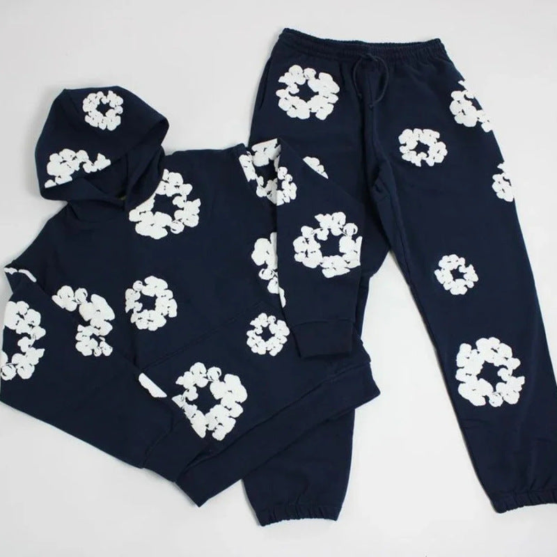 Kobiece Oversized Hoodie Set | Graffiti Print