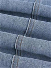 Damskie Jeansy Slim Fit z Rozszerzanym Dołem | Wysoki Tali