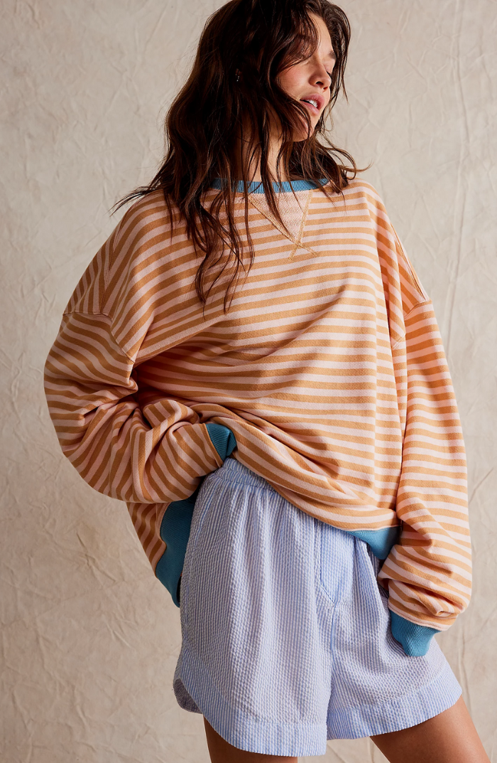 Women's Striped Sweater | Oversize