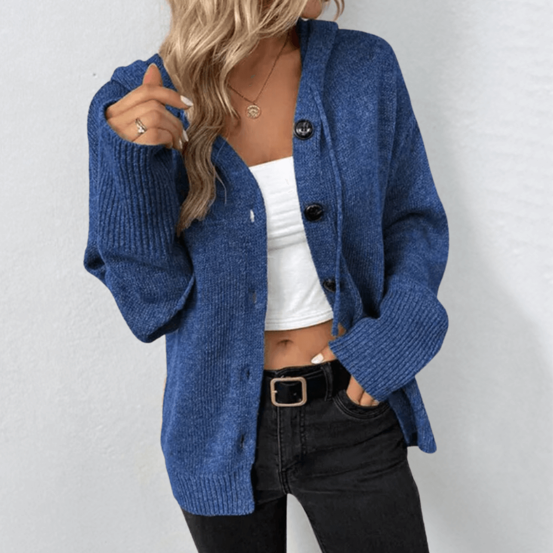 Damski Sweter Casual | Z Guzikami Z Przodu