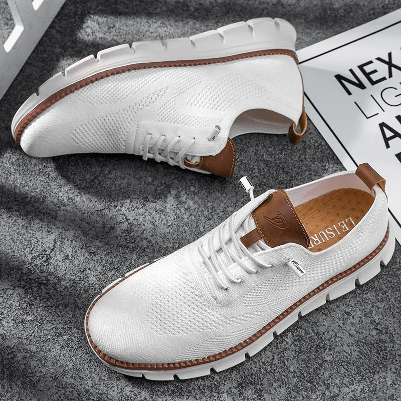 Męskie Oddychające Sneakersy Oxford | Lekkie