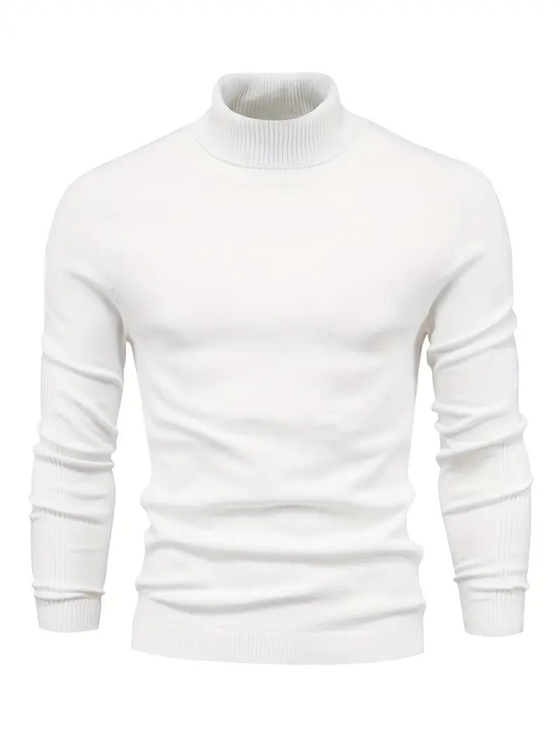 Męski Sweter z Golfem | Slim Fit