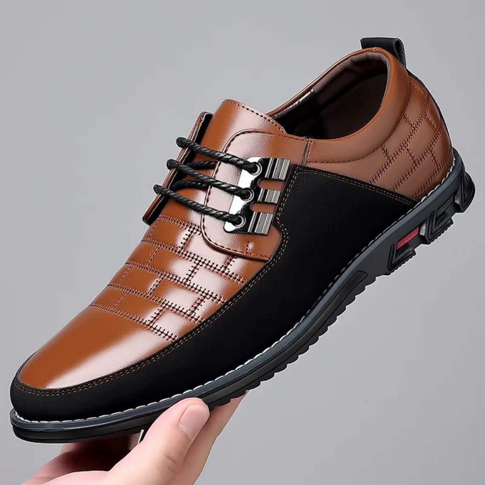 Męskie Buty Ortopedyczne Derby | Oddychające