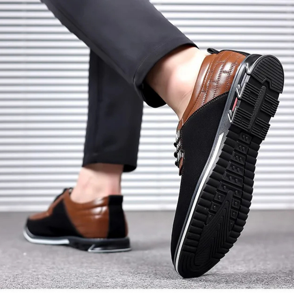 Męskie Buty Ortopedyczne Derby | Oddychające