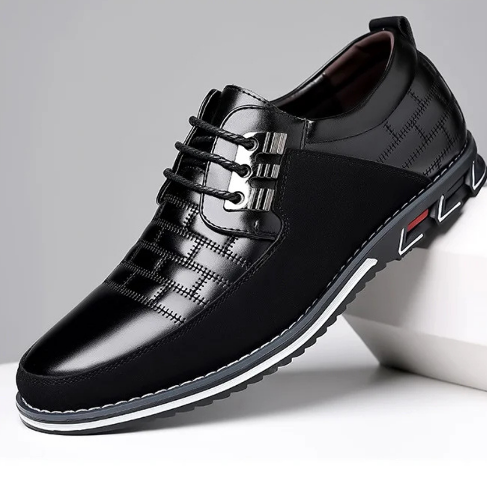 Męskie Buty Ortopedyczne Derby | Oddychające