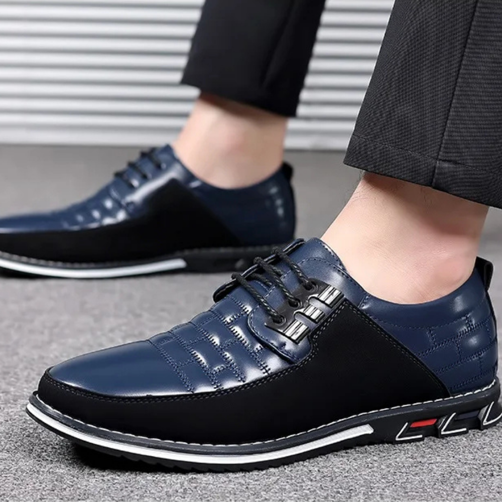 Męskie Buty Ortopedyczne Derby | Oddychające