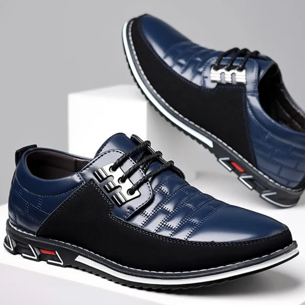 Męskie Buty Ortopedyczne Derby | Oddychające