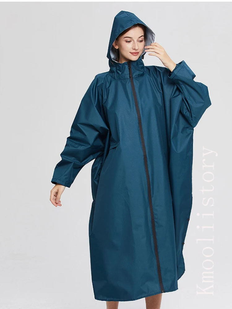 Kobiecą Oversized Kurtka Przeciwdeszczowa | Z Kapturem