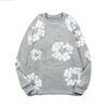 Unisexowy Sweter z Kwiatowym Wzorem | Casual