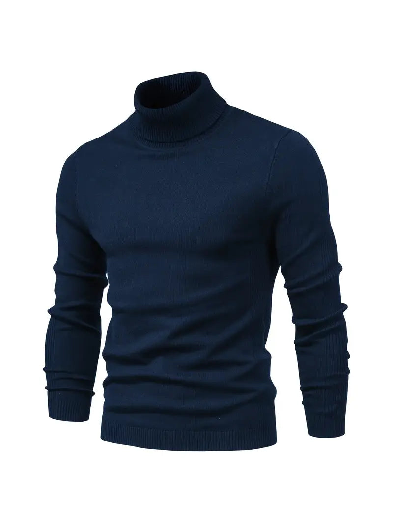 Męski Sweter z Golfem | Slim Fit