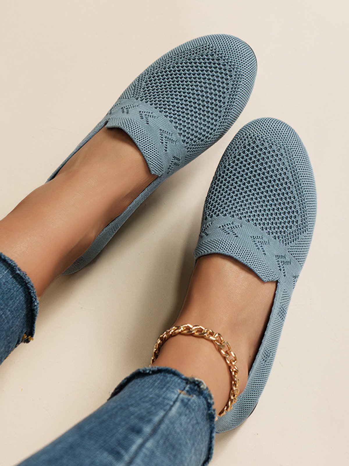 Damskie ortopedyczne slip-on loafers | Lekki