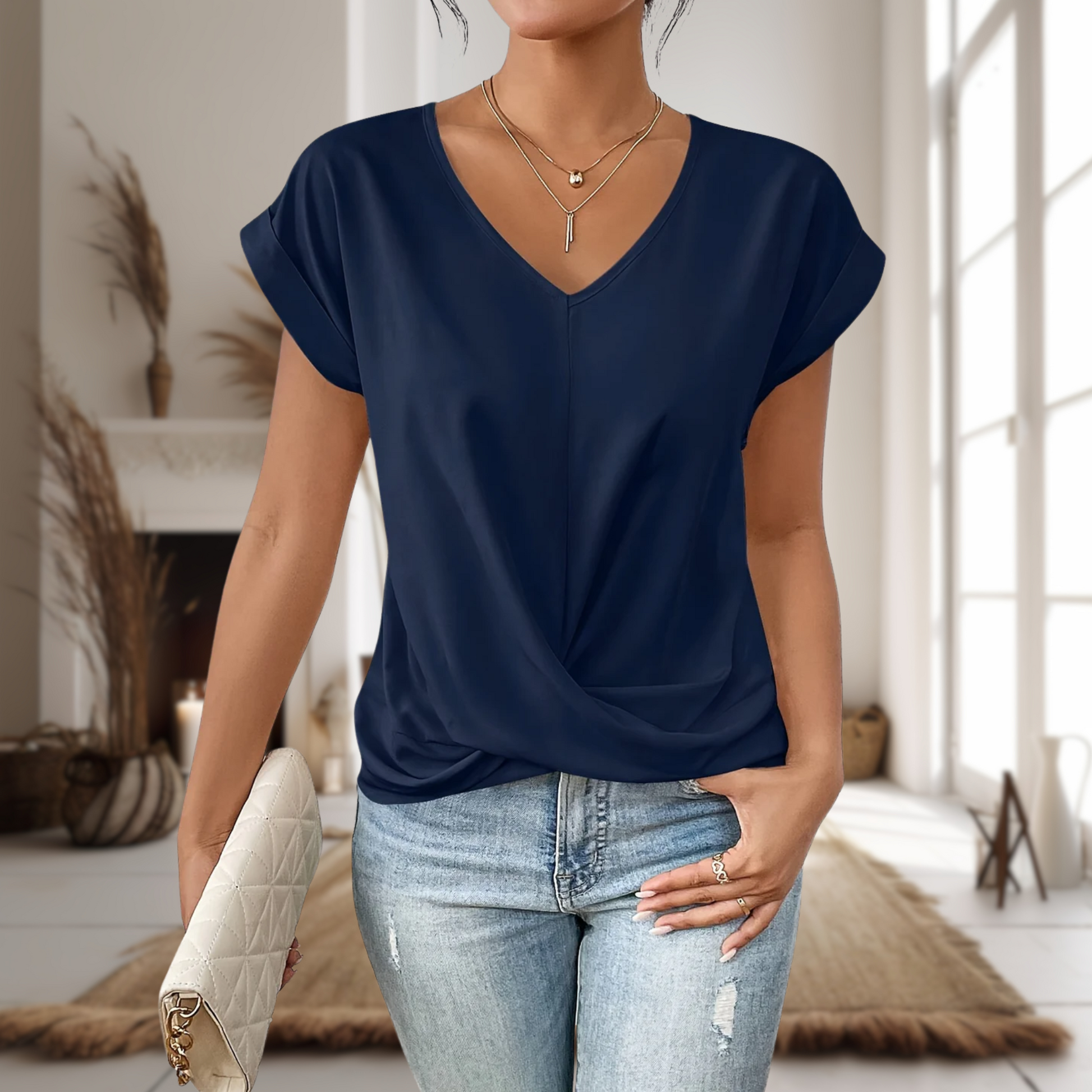 Women's V-Neck Top | Smooth