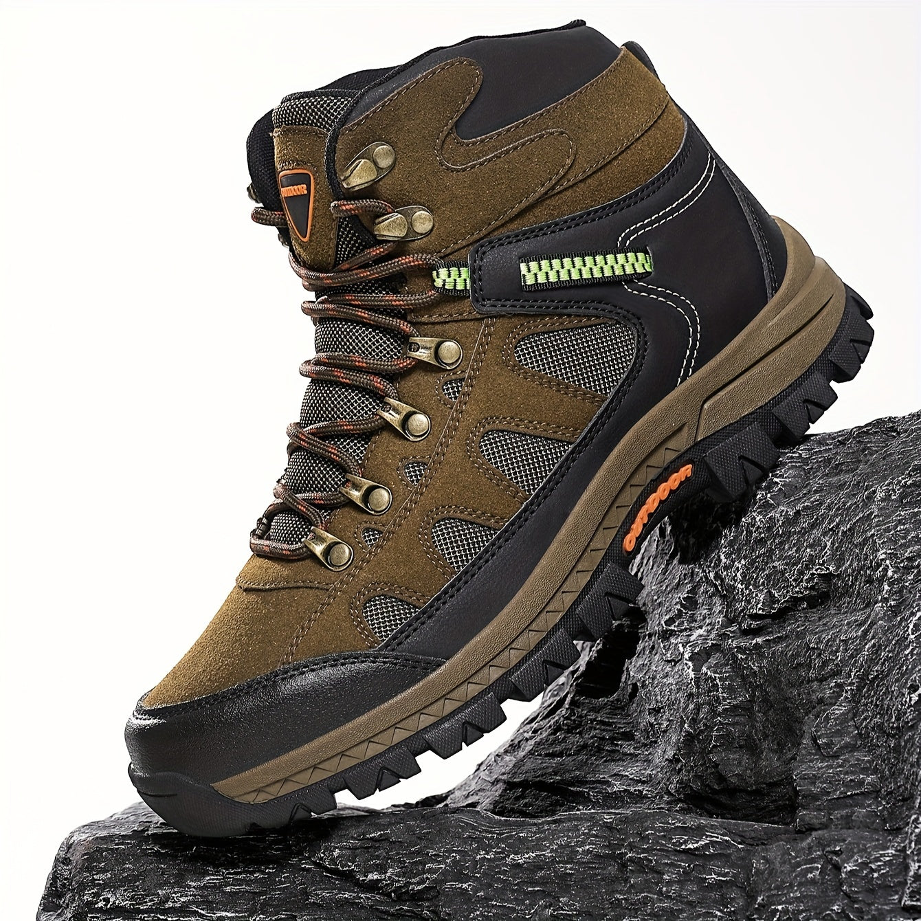 Męskie Wysokie Buty Trekkingowe | Wędrówki na Świeżym Powietrzu