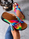 Kobiece Sandały Slip-On z Kokardą | Lato
