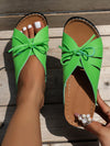Kobiece Sandały Slip-On z Kokardą | Lato