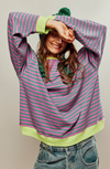 Women's Striped Sweater | Oversize