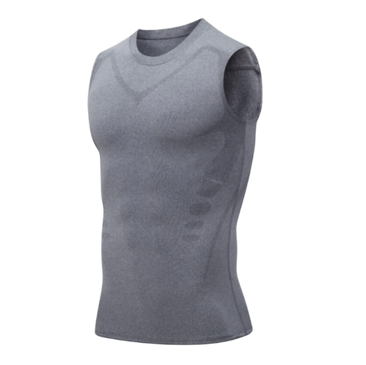 Męski Kompresyjny Tank Top | Oddychający