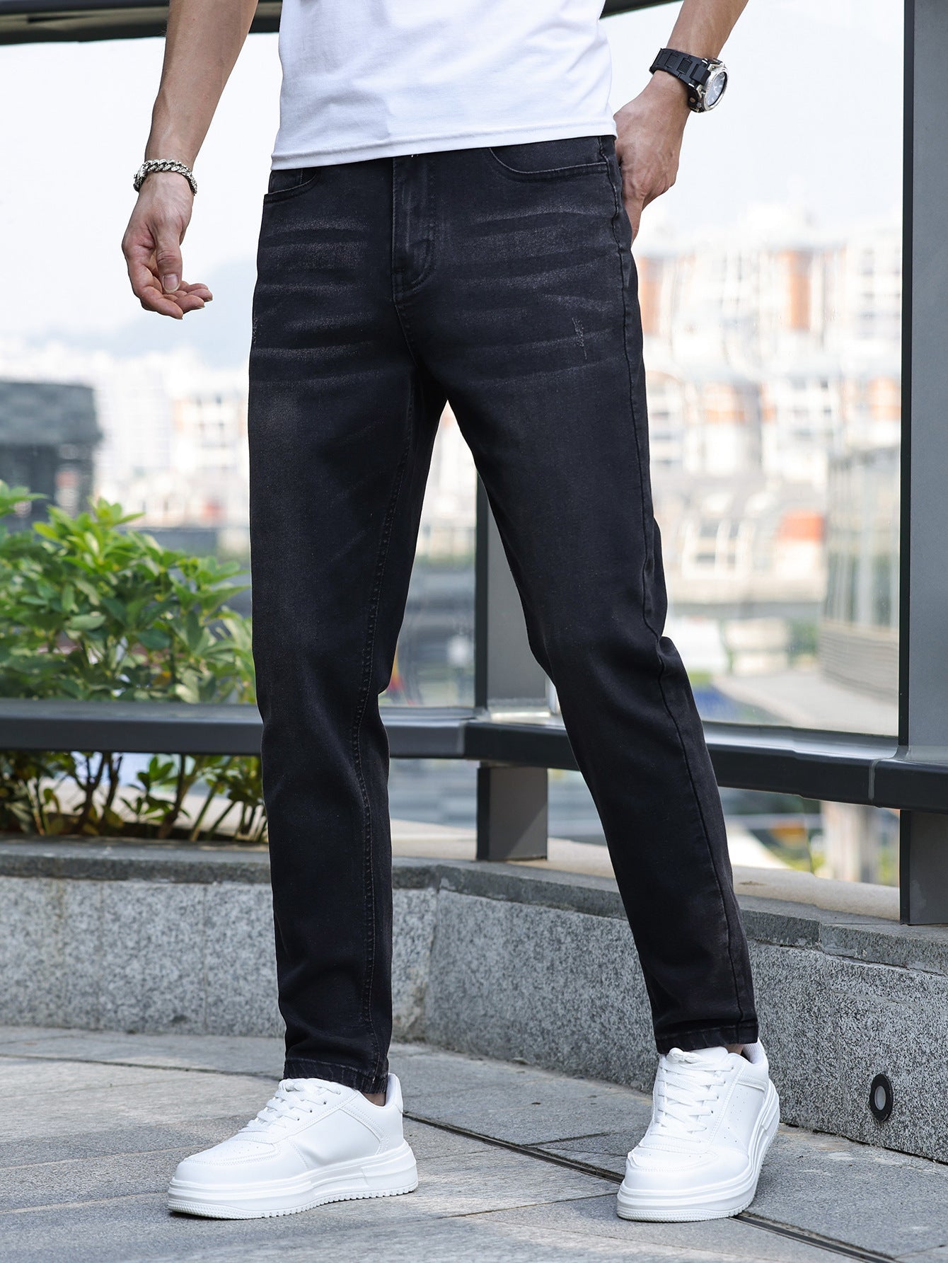 Męskie Jeansy Relaxed Fit | Lässig