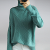 Damski sweter w diamentowy wzór | Casual