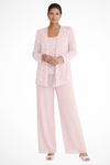 Women's Three-Piece Sequin Set | Elegant