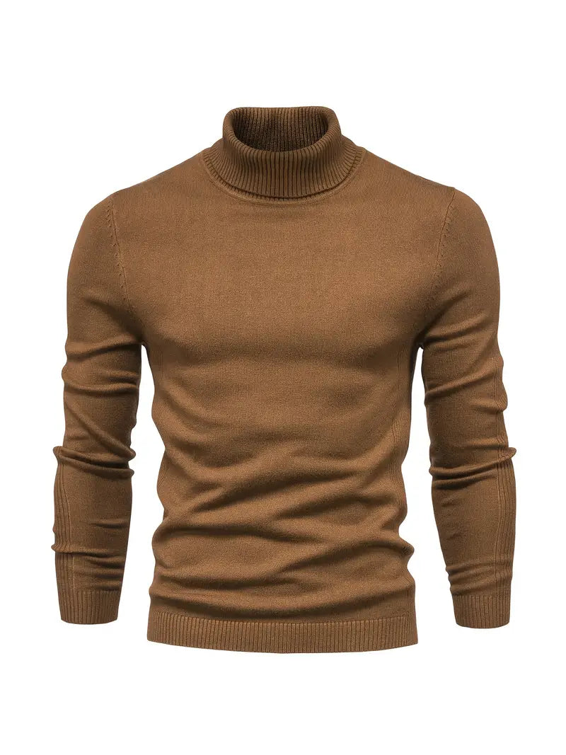 Męski Sweter z Golfem | Slim Fit