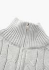 Męski Sweter Z Półzamkiem | Dziany Krój