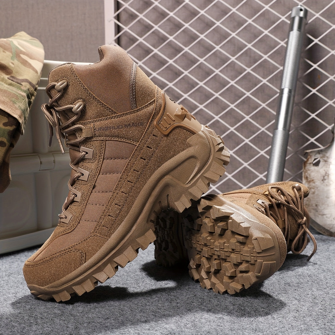 Męskie Wysokie Buty Trekkingowe | Zimowe Wędrówki