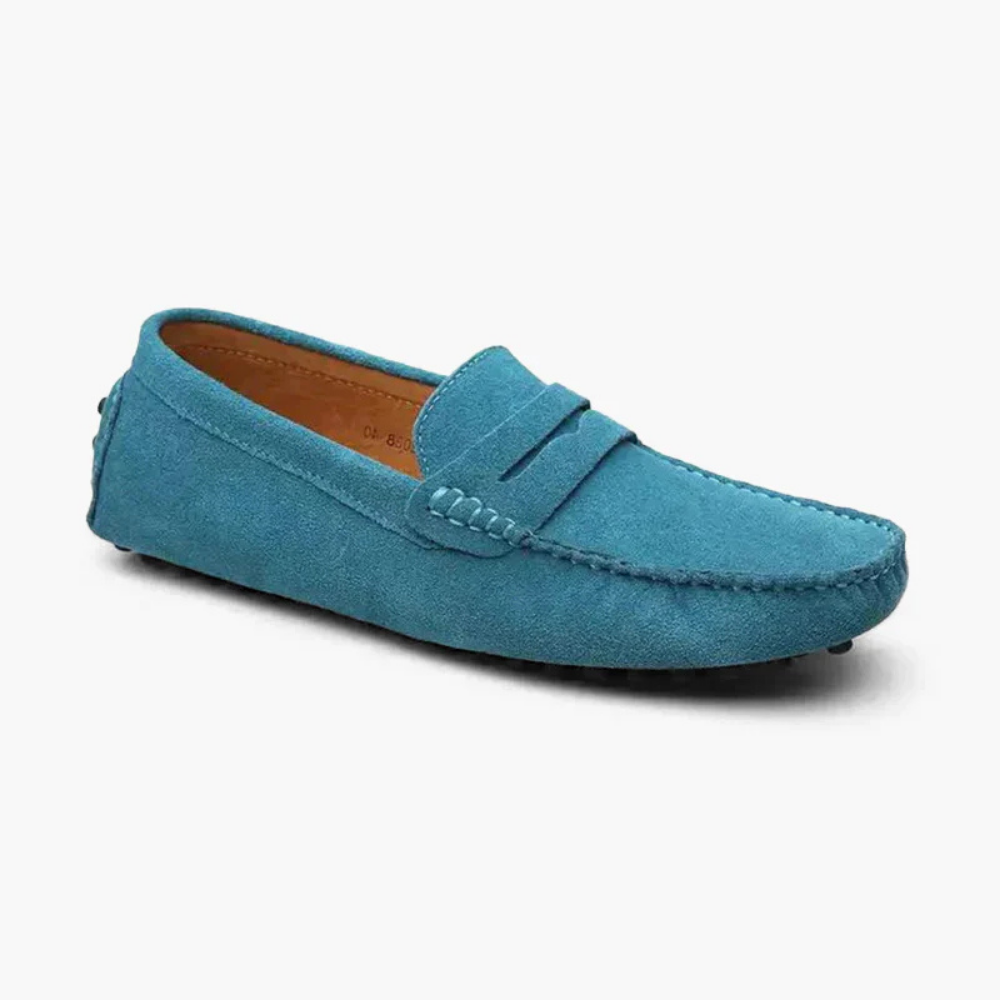 Męskie Eleganckie Loafersy | Zamszowe