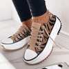 Damskie ortopedyczne sneakersy na platformie | Sznurowane