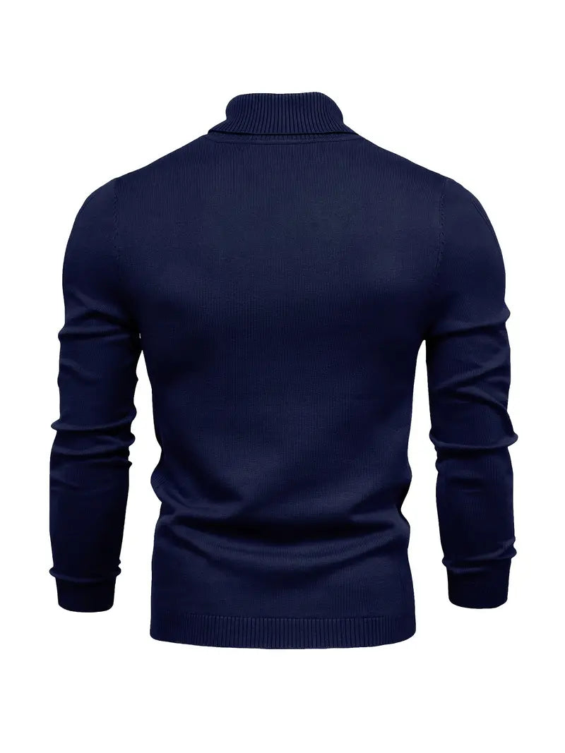Męski Sweter z Golfem | Slim Fit
