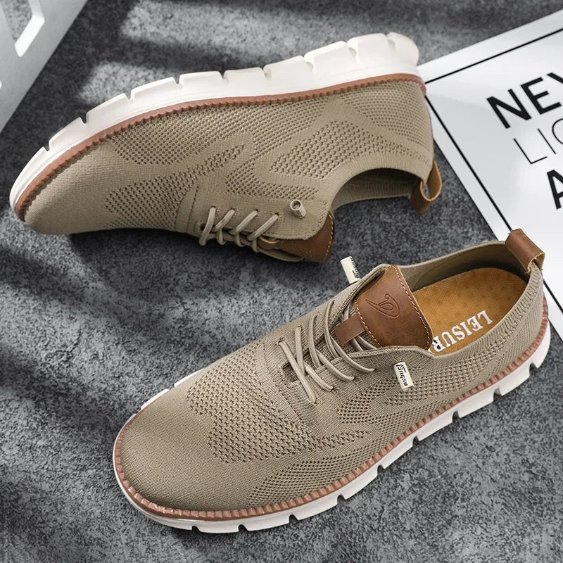 Męskie Oddychające Sneakersy Oxford | Lekkie