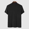 Męska koszulka z golfem Slim Fit | Krótki rękaw