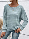 Sweter damska z rękawami typu batwing | Okrągły dekolt