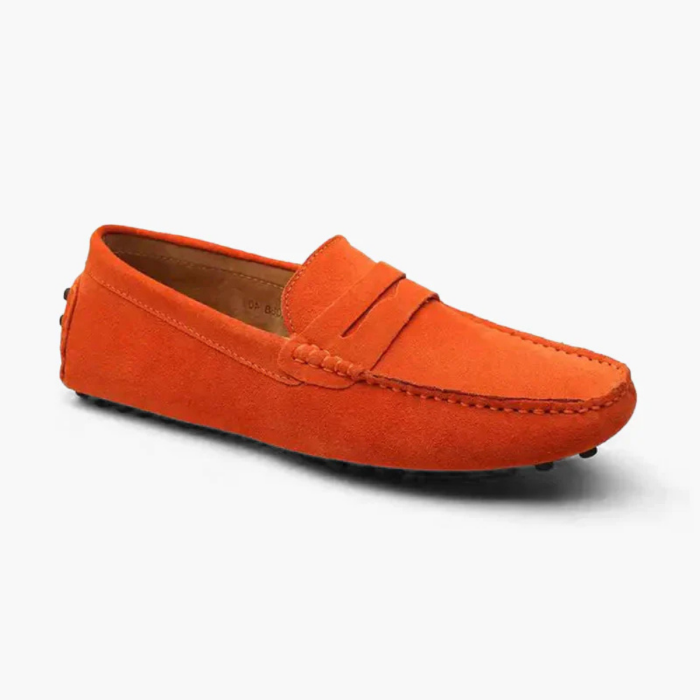 Męskie Eleganckie Loafersy | Zamszowe