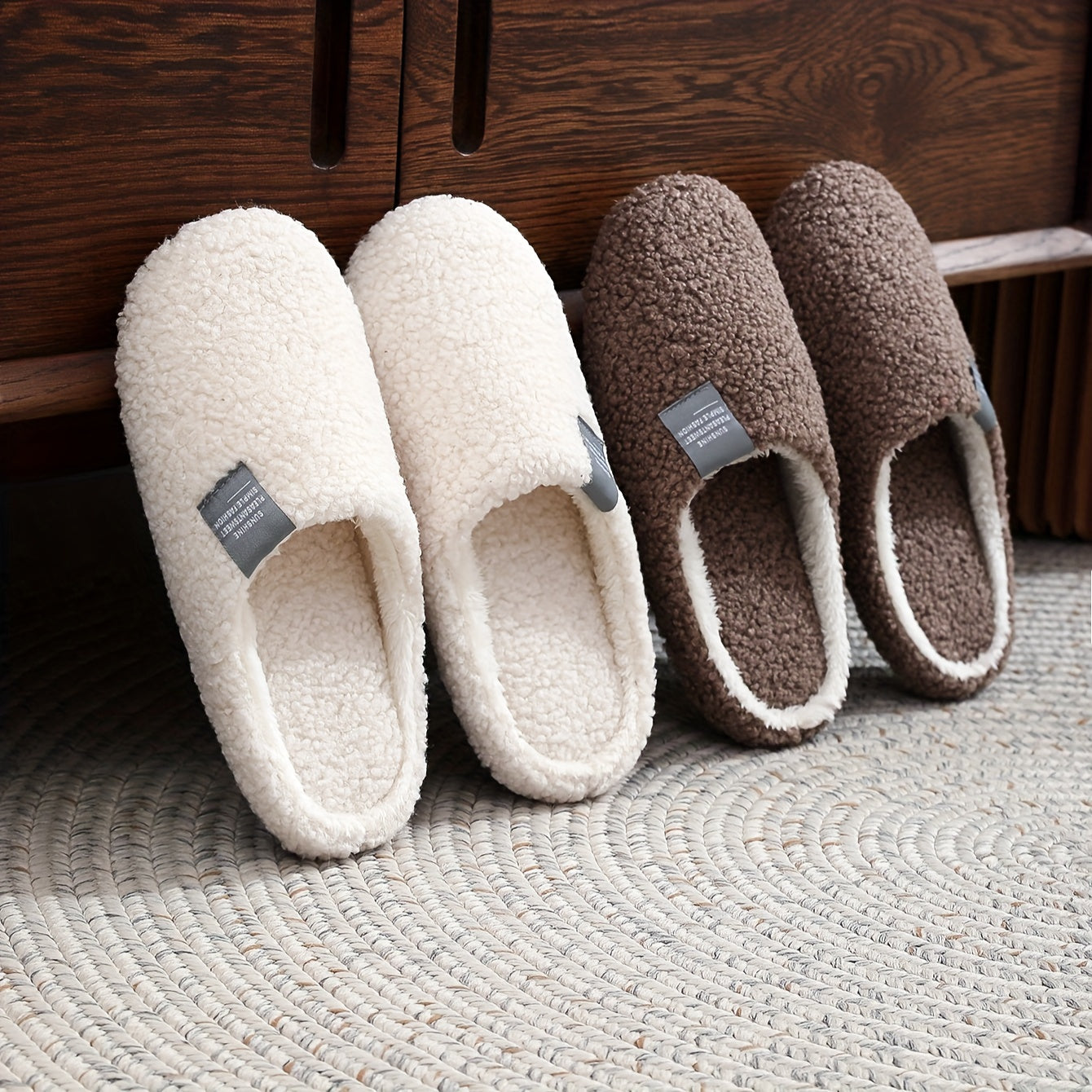 Unisexowe kapcie domowe | Kapcie na slip-on