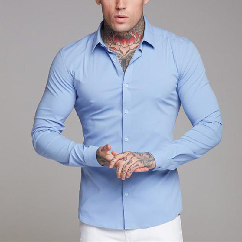 Męska koszula slim fit | Długi rękaw