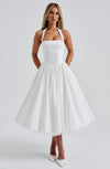Damska Sukienka Ślubna Halter | Midi