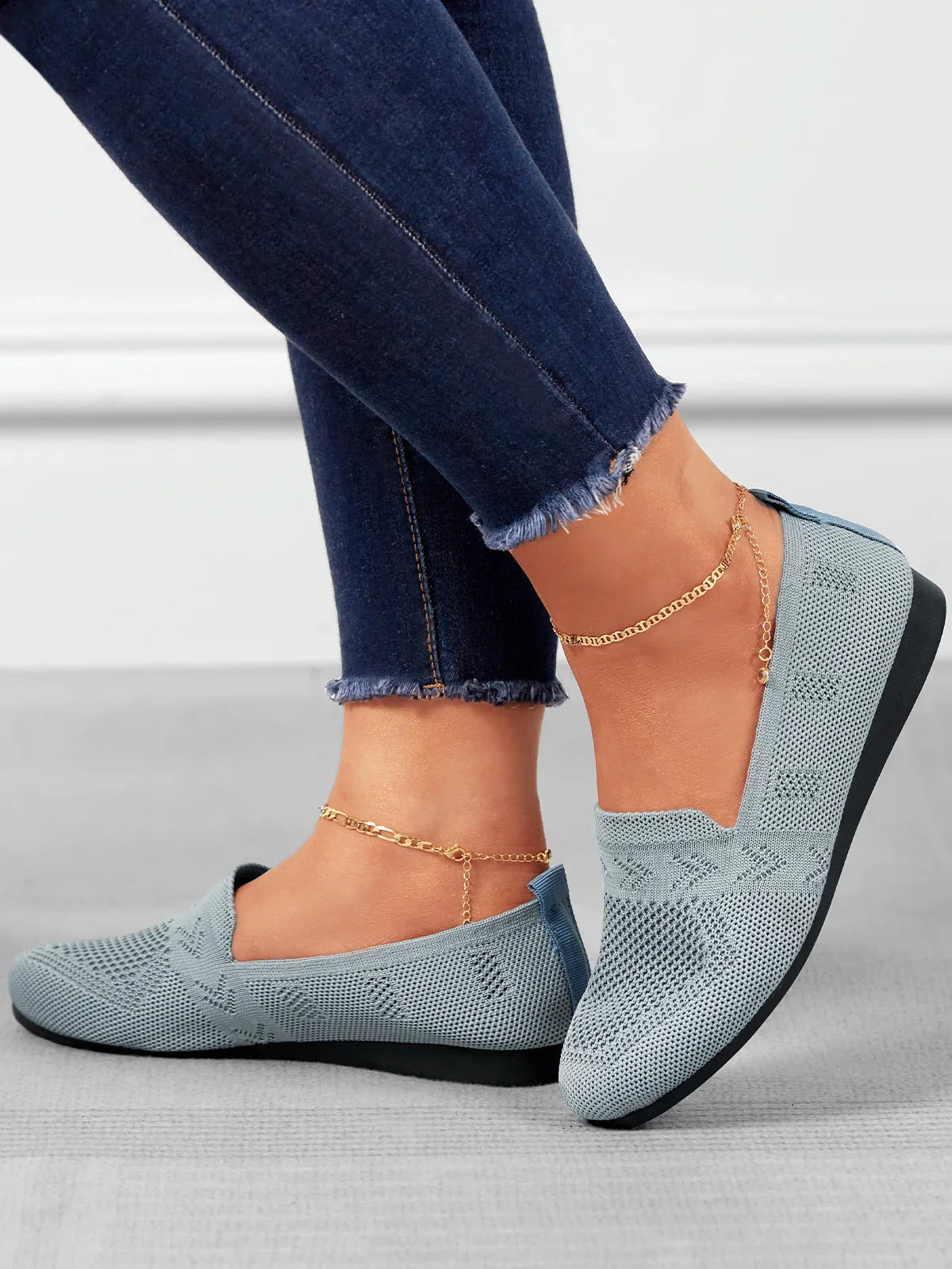 Damskie ortopedyczne slip-on loafers | Lekki
