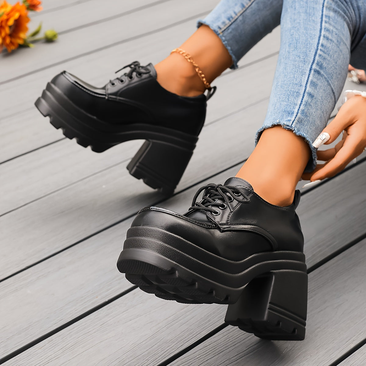 Women's Lace-Up Heels | Platform Shoes