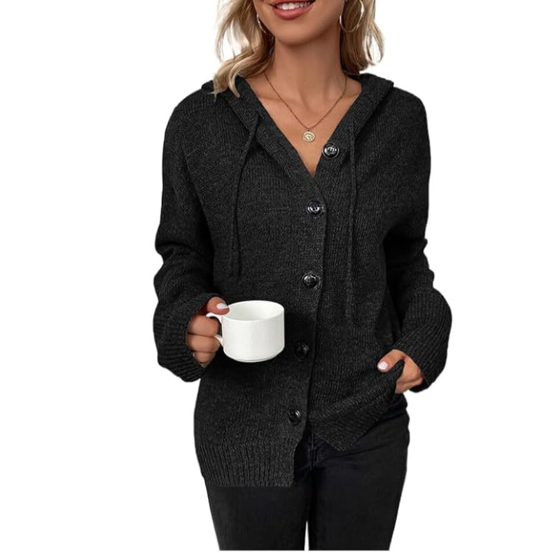 Damski Sweter Casual | Z Guzikami Z Przodu
