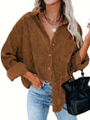 Damska Zimowa Koszulowa Kurtka | Oversize