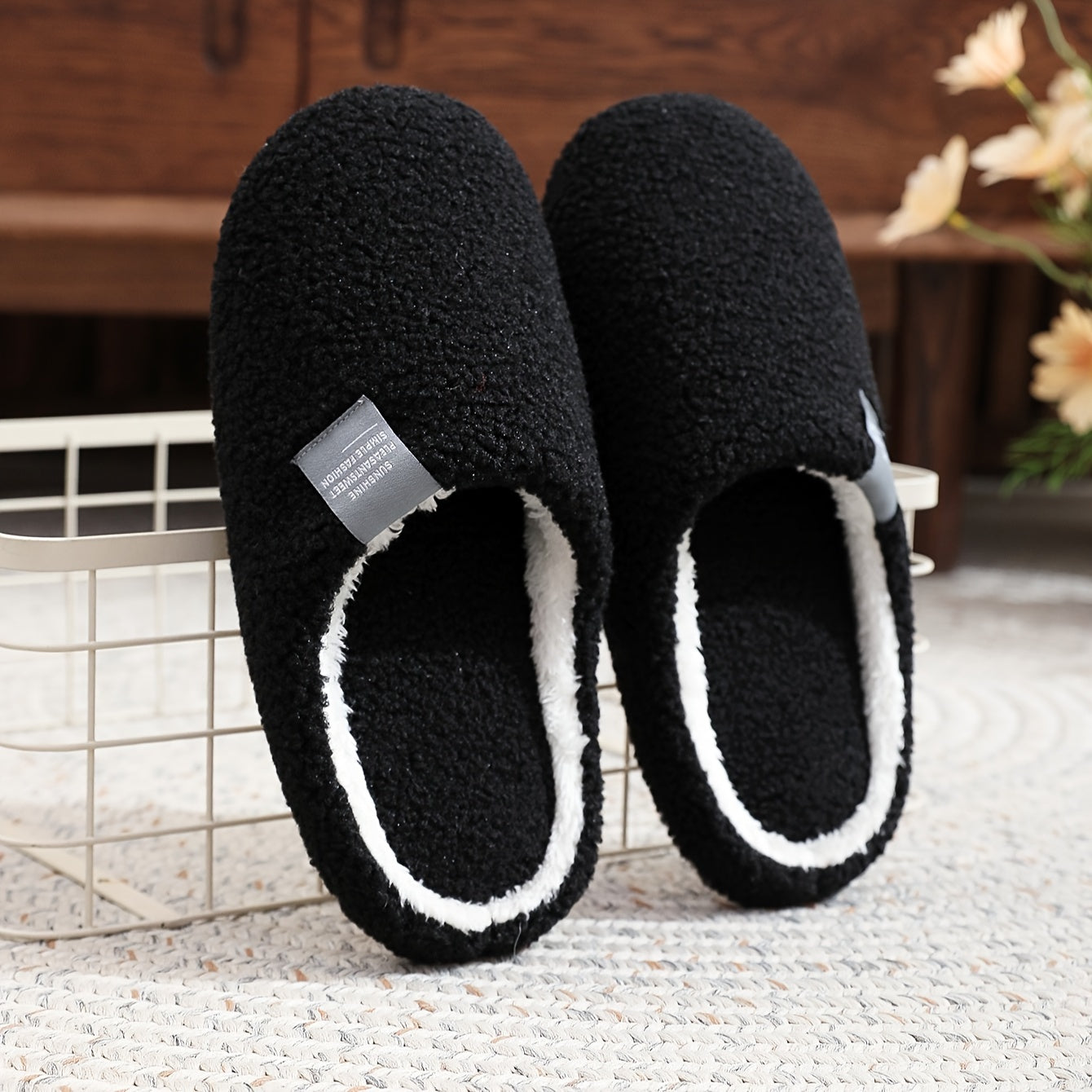 Unisexowe kapcie domowe | Kapcie na slip-on