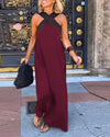 Women's Sleeveless Evening Dress | Maxi