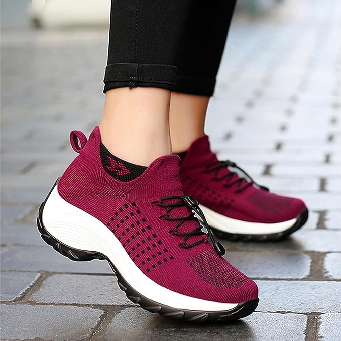 Damskie Ortopedyczne Sneakersy | Szerokie Dopasowanie